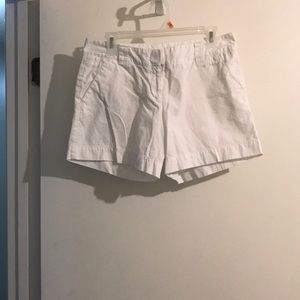 Lands end white shorts